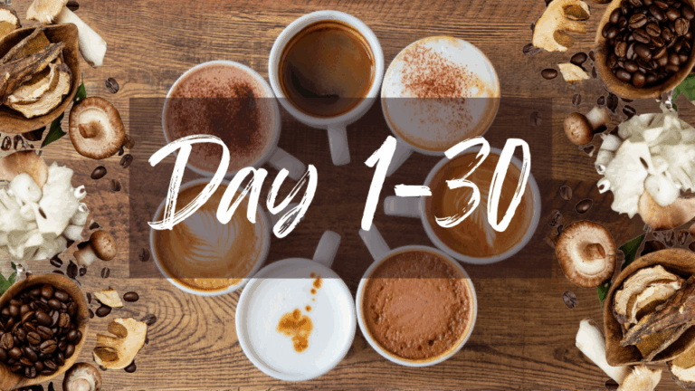 Day-1-768x432 Mushroom Coffee Review: I Tried It for 30 Days — Here’s What Happened